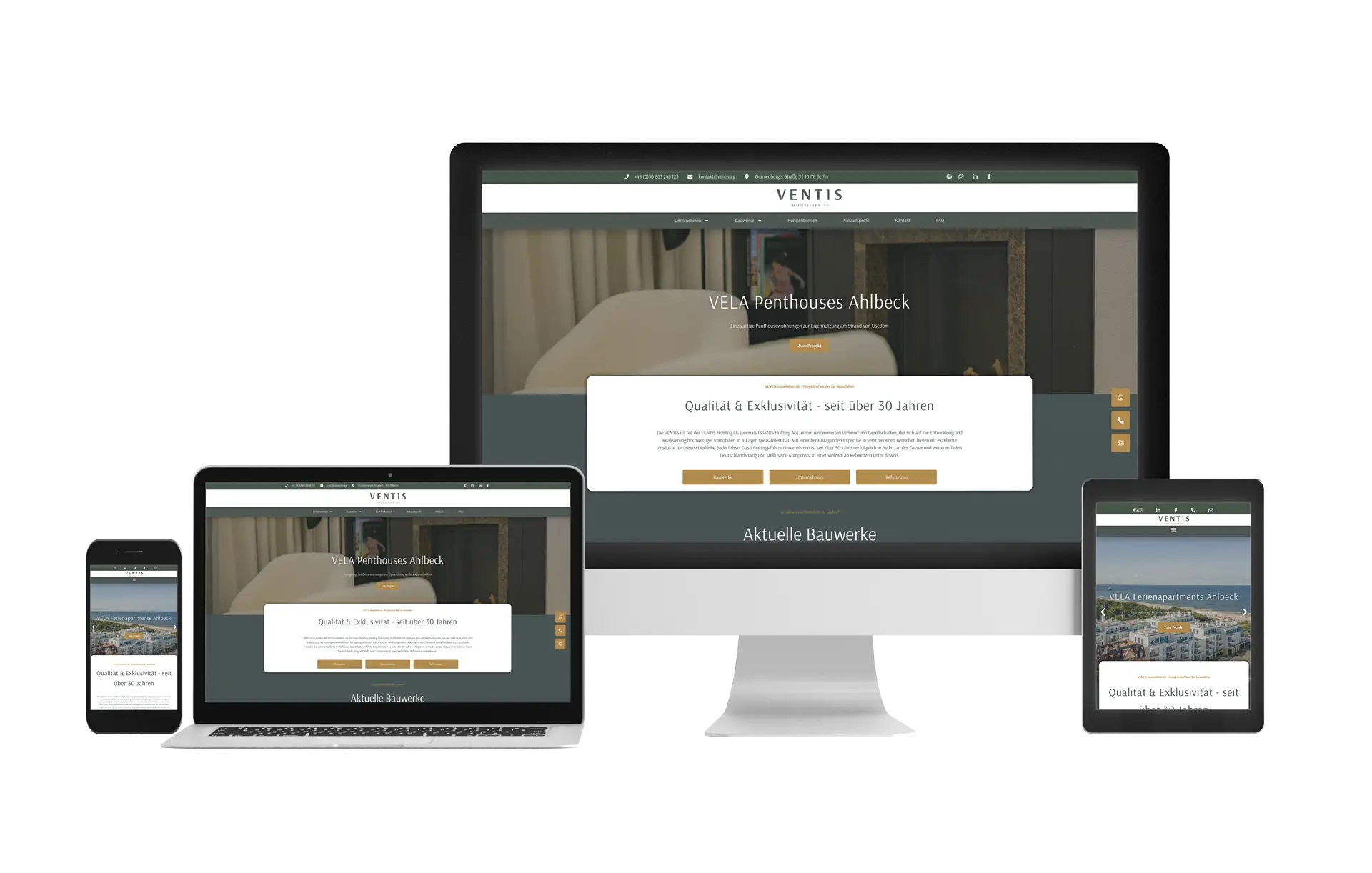 Responsive Webdesign VANDERSPREE