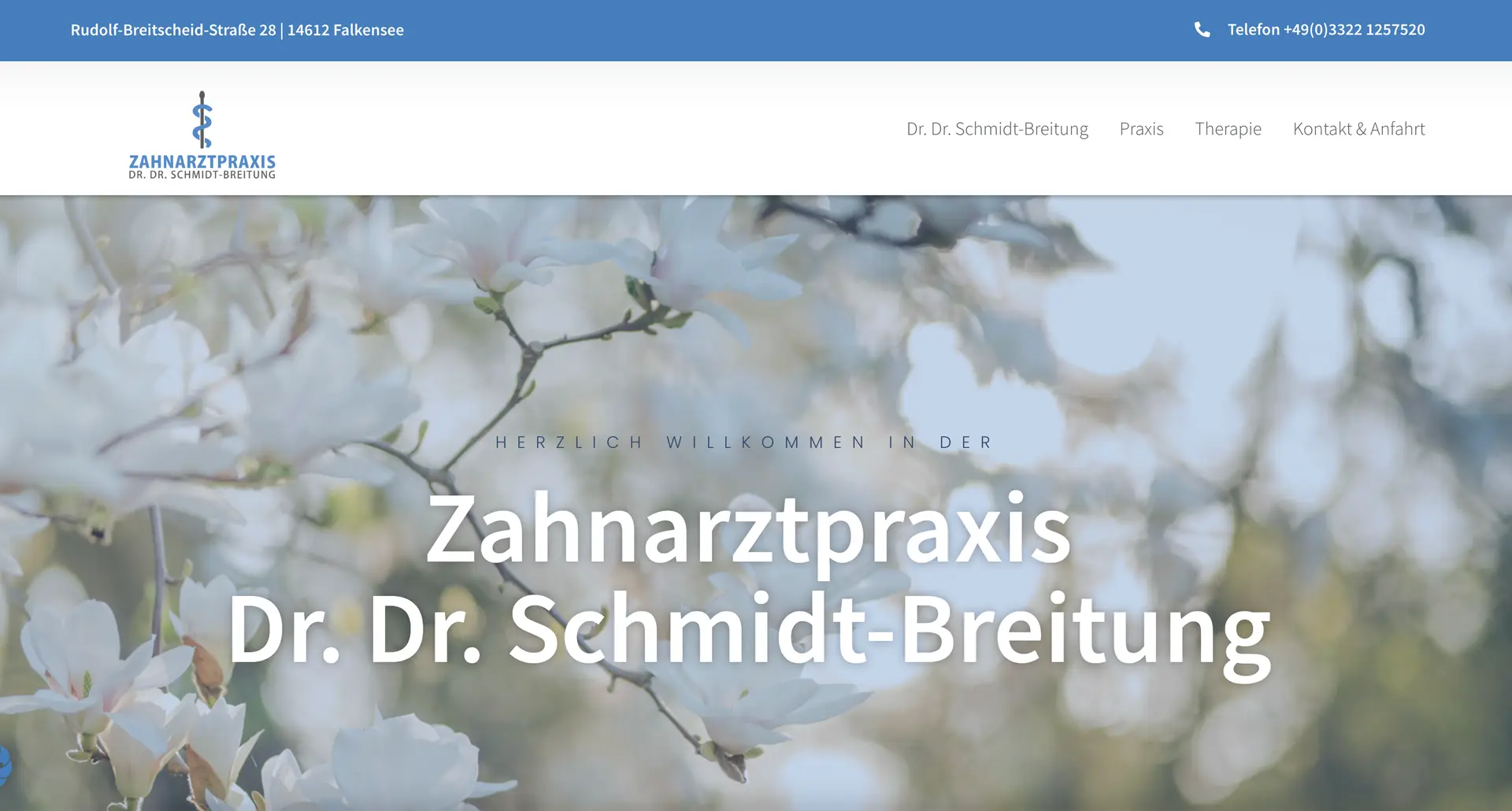 Webseite Screenshot